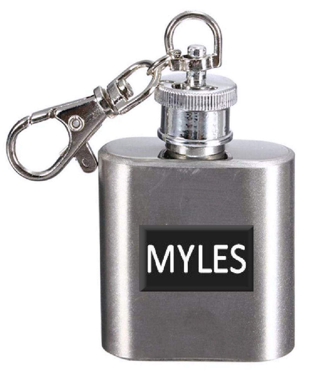 Flasque personnalisable de luxe Myles, mignonnette d'exception en inox