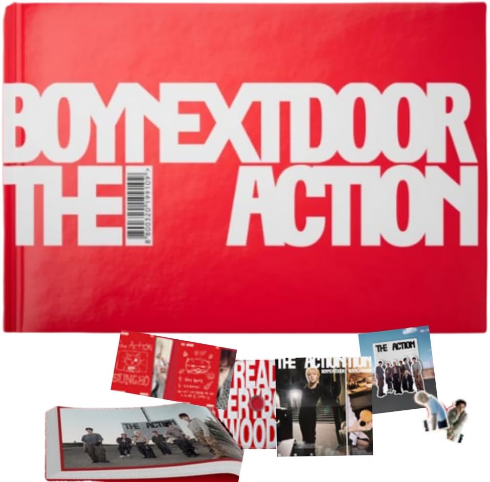 BOYNEXTDOOR THE ACTION 5th Mini Album [Play Ver.] Photobook + CD + Photocard + Sticker + Poster (Hollywood Action)
