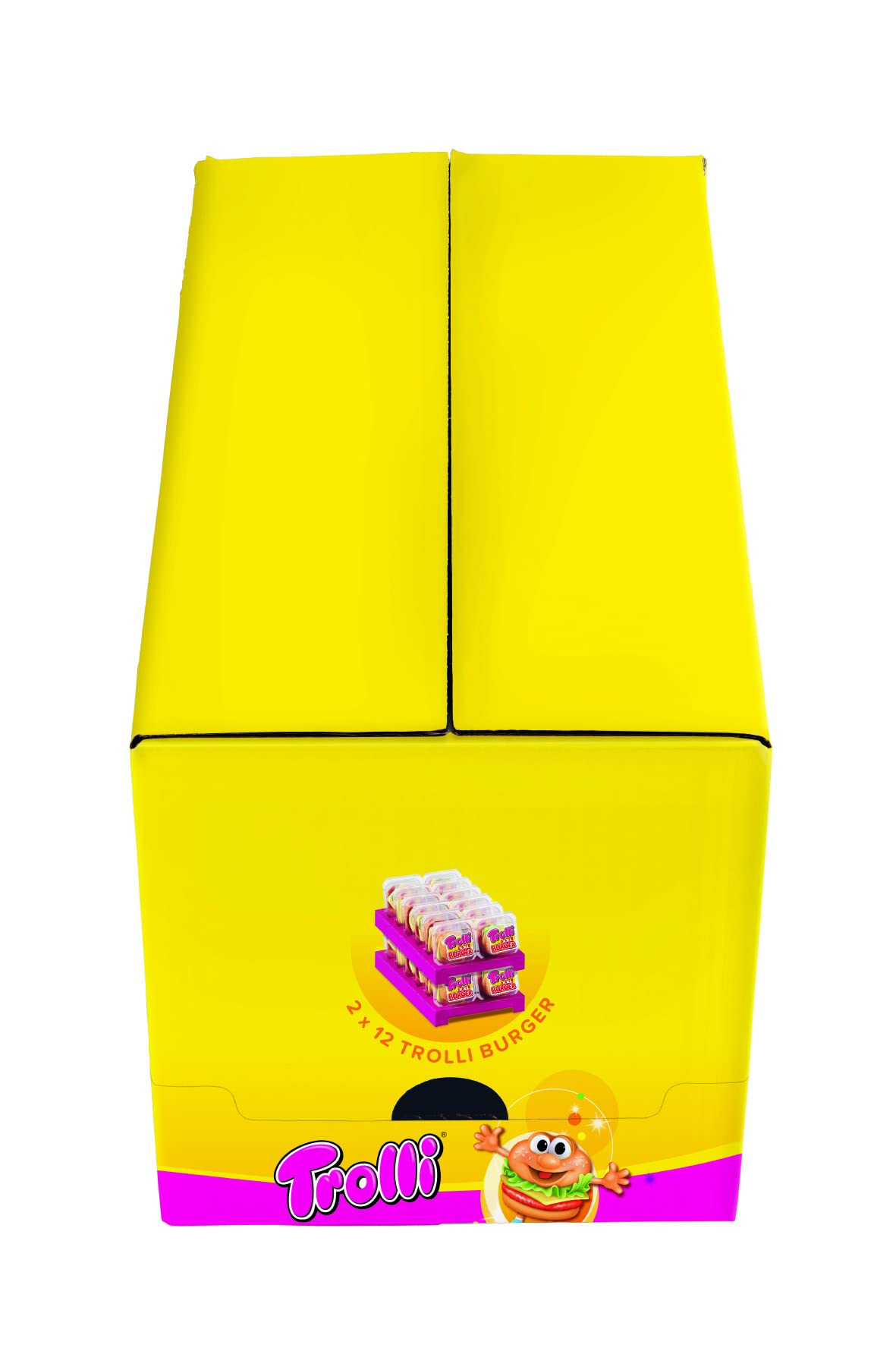 Trolli Mega Hamburguesa Caramelo 50gm x 24