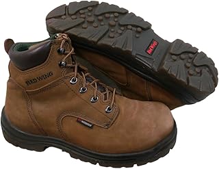 black work boots red wing