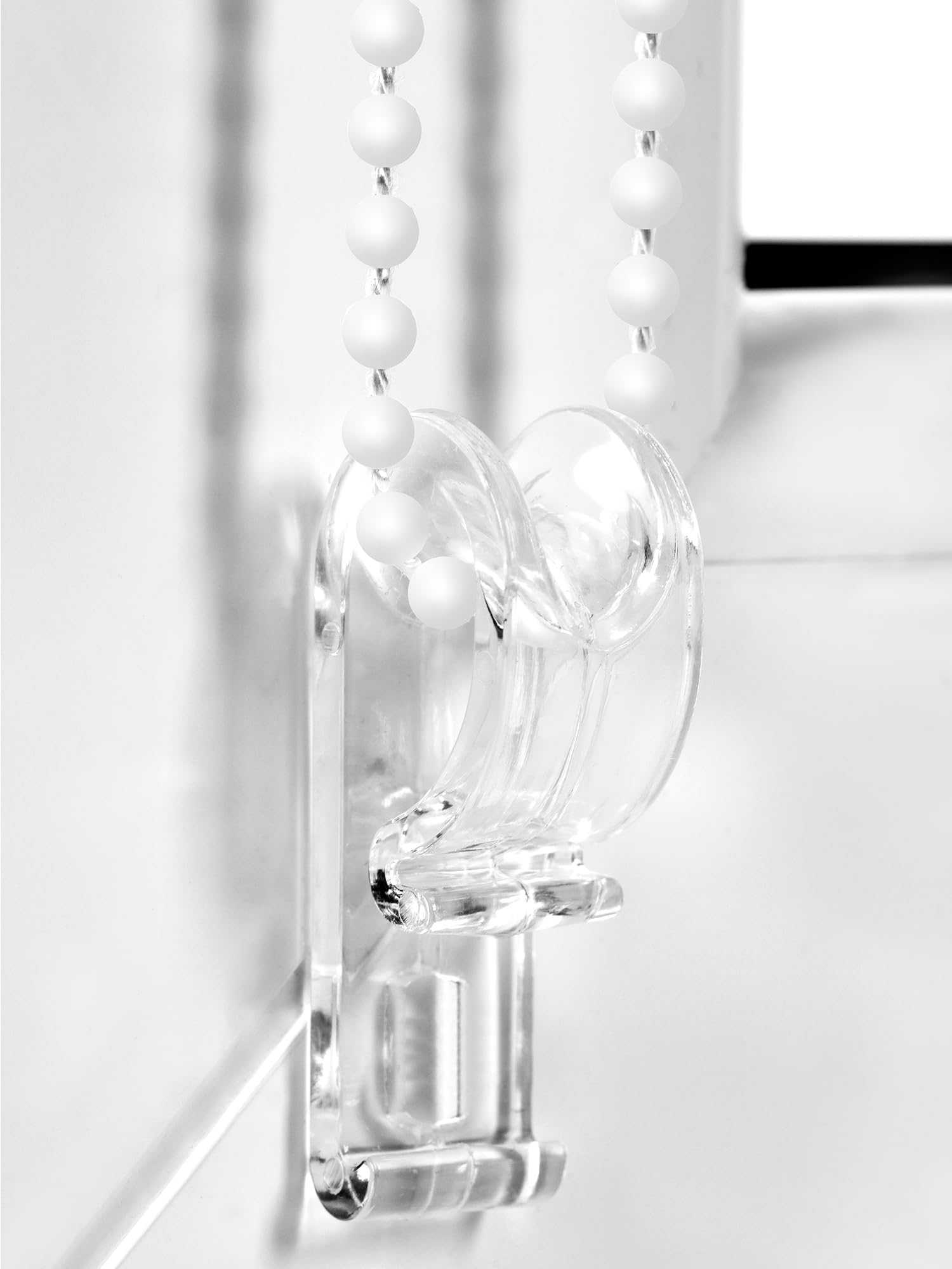 Sonello Double Layer Roller Blind Day and Night without Drilling 60 cm x 130 cm White Easy Clip Fastening No Drilling Zebra Roller Blind for Window or Door Sun Protection - 5