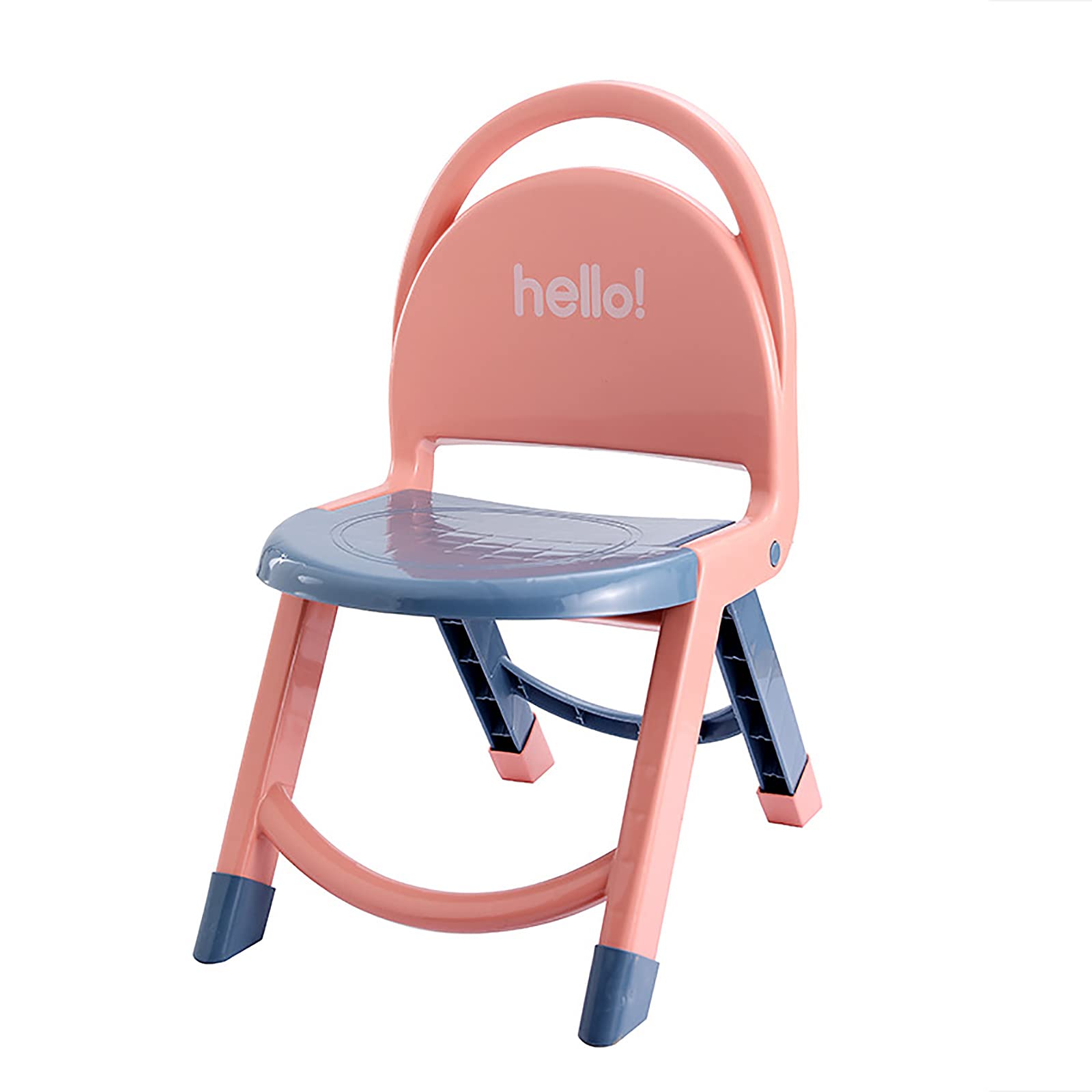 Chaise pliante rose pour pique-nique et camping extérieur légère et compacte