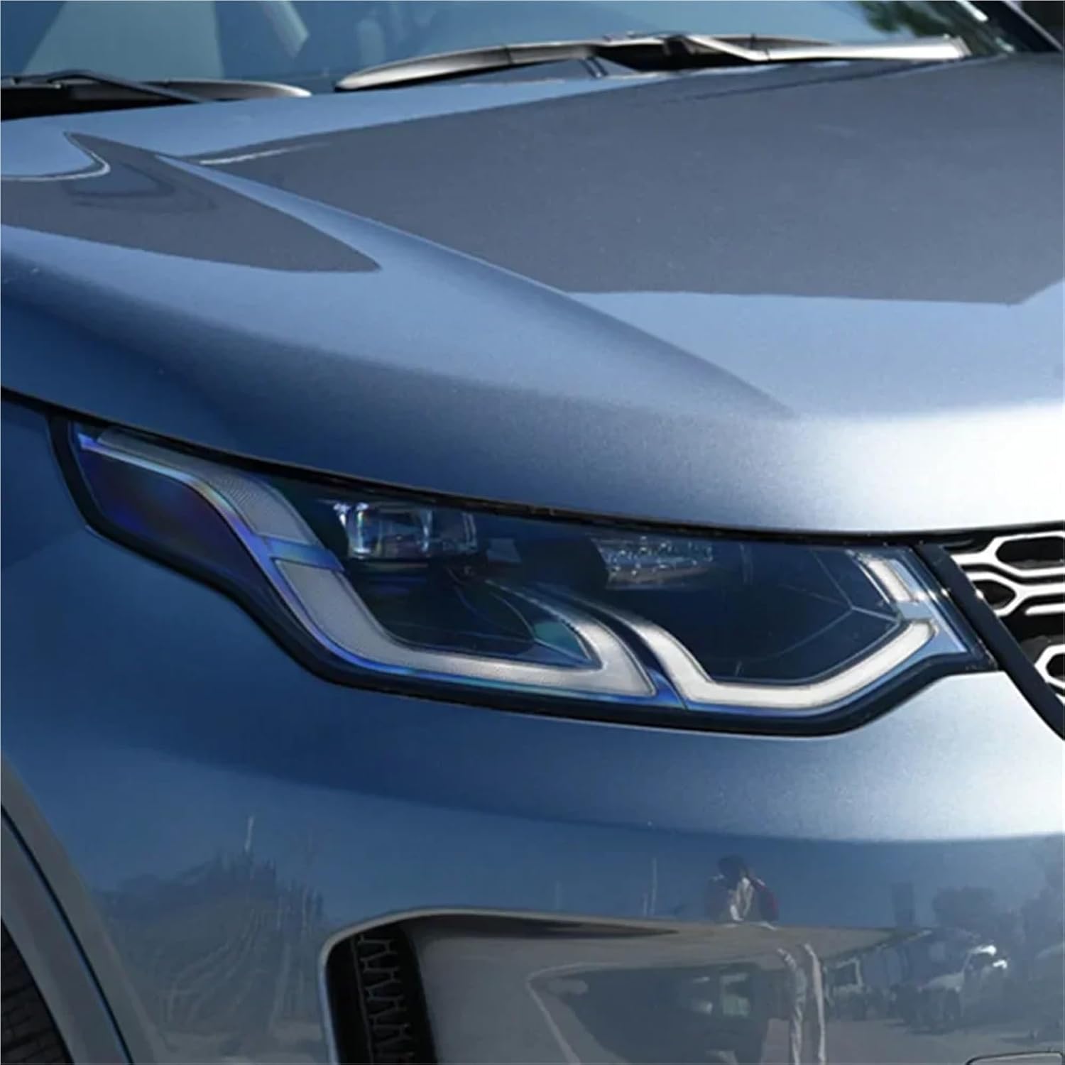 Compatible for Land for Rover Discovery Sport 2020-2022 Car Headlight Cover Headlamp Lens Auto Shell Cover Light Caps Glass Case Lampshade(2PCS Left and Right) (1PCS left side)