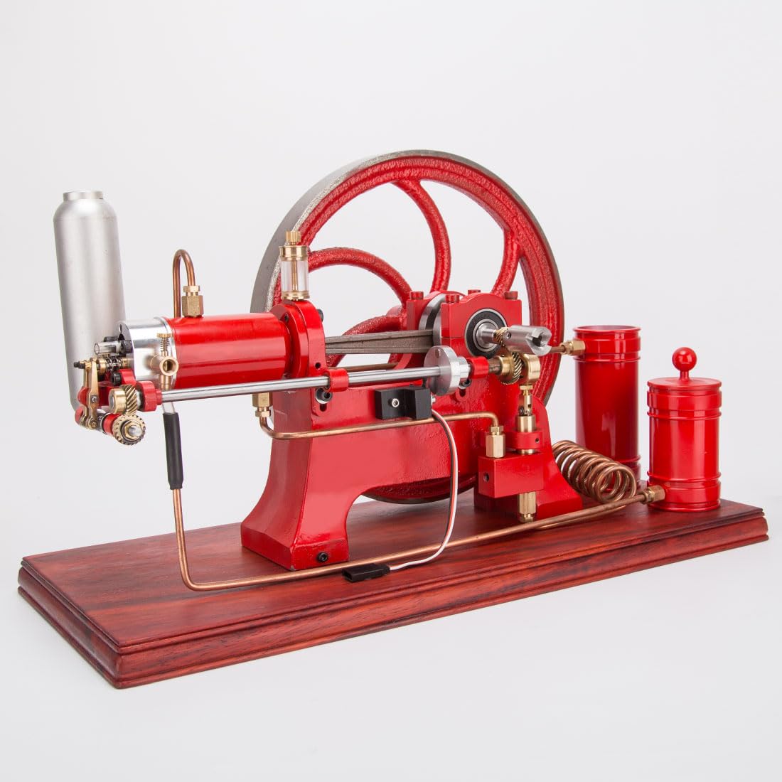 Retro Antiguo Cuatro Niveles Refrigerado por Agua Estacionario Horizontal Motor de Gasolina Modelo Regalo Para Los Amantes De Los Motores Antiguos Y Coleccionistas