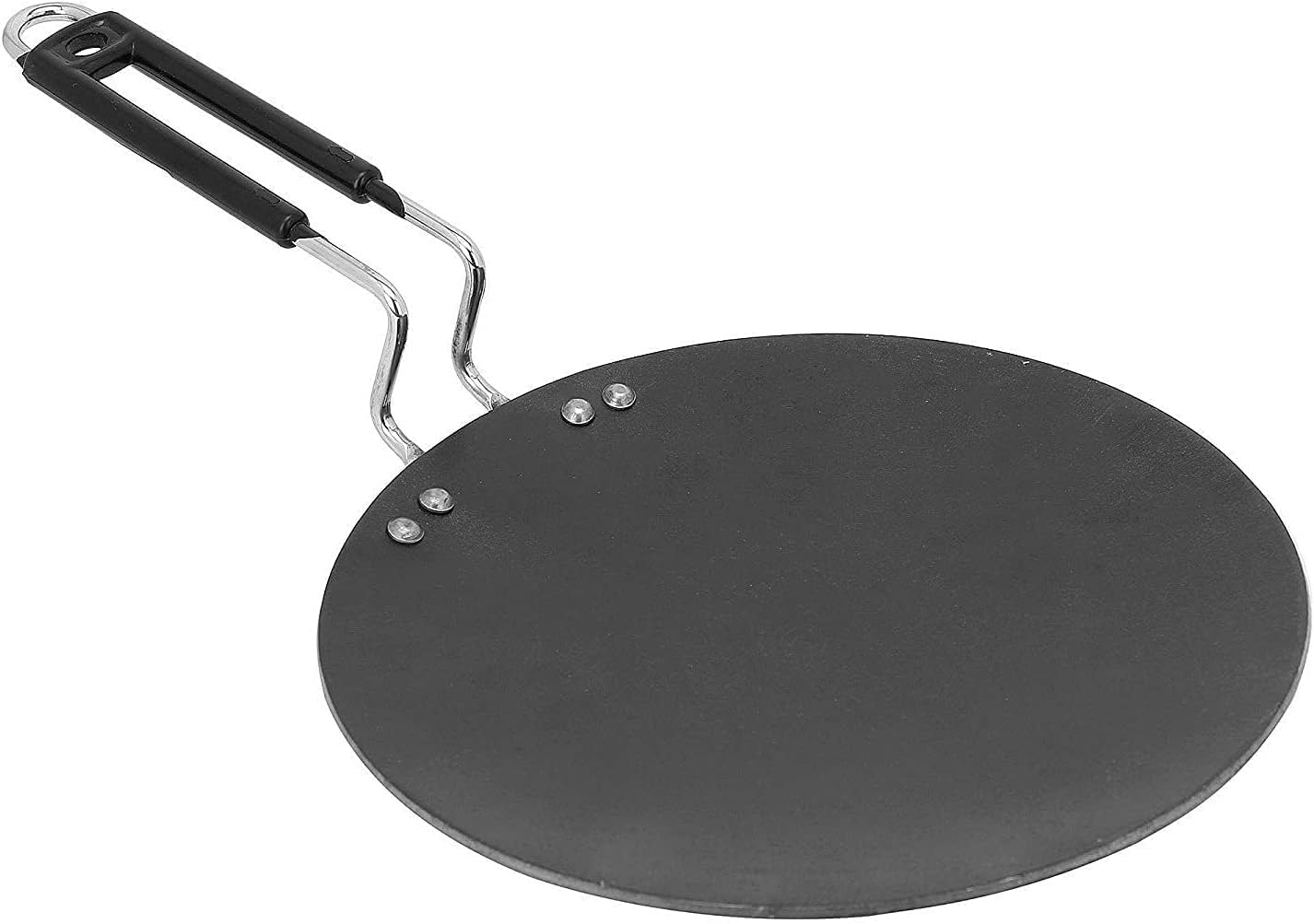 Buy Loha Tawa for Roti Flat Iron Tawa Wider Base Cast (Stainless Steel