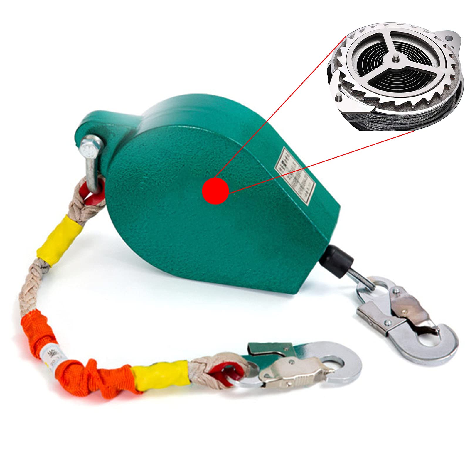 Buy Fall Arrester, Double Lock Structure/QuickAction Braking System