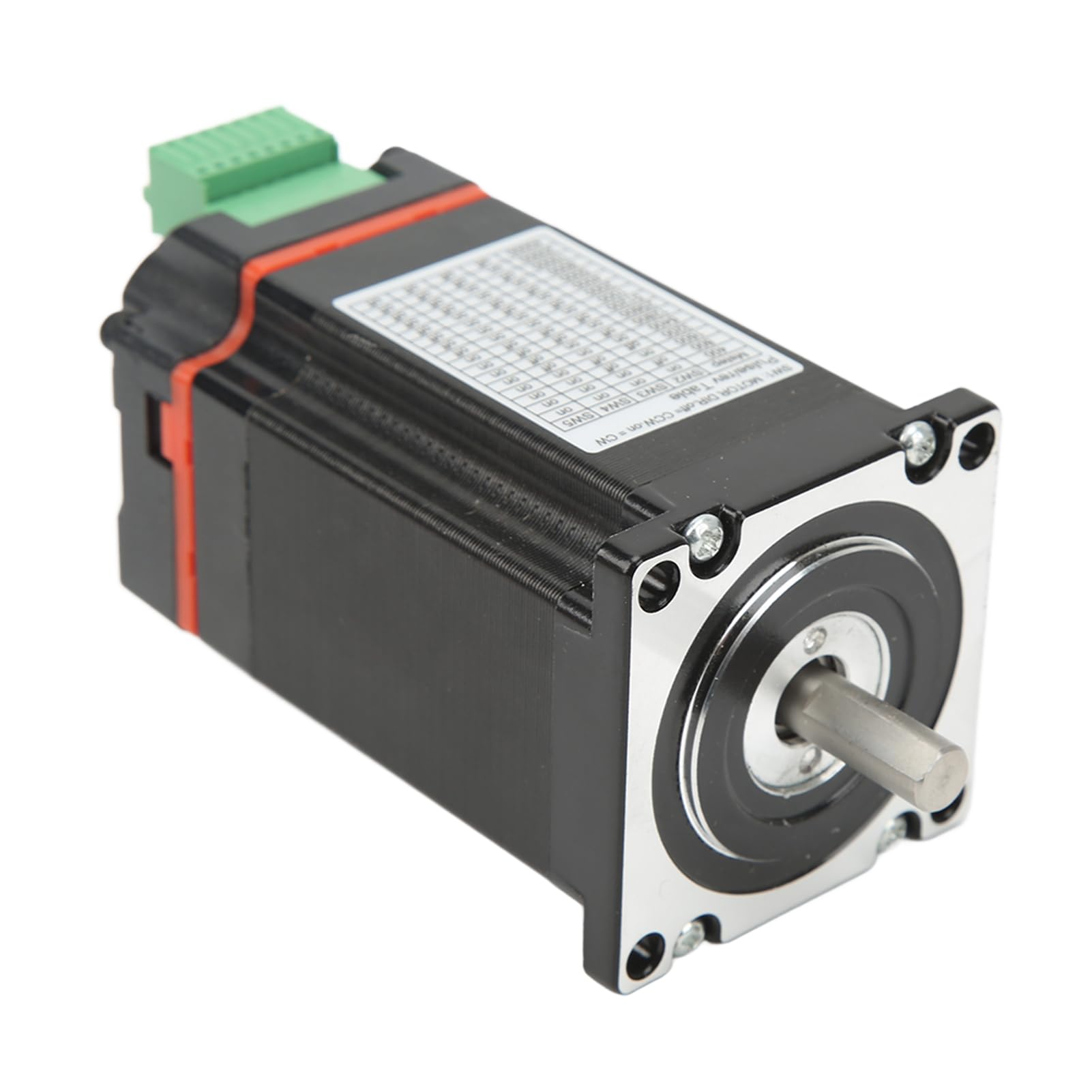 Hyuduo Silnik z pętlą zamkniętą, Hybrydowy Serwomotor ze Stopu Aluminium ze Sterownikiem, Wysoki Moment Obrotowy 2,2 N·m do Drukarek 3D i Systemów Automatyki