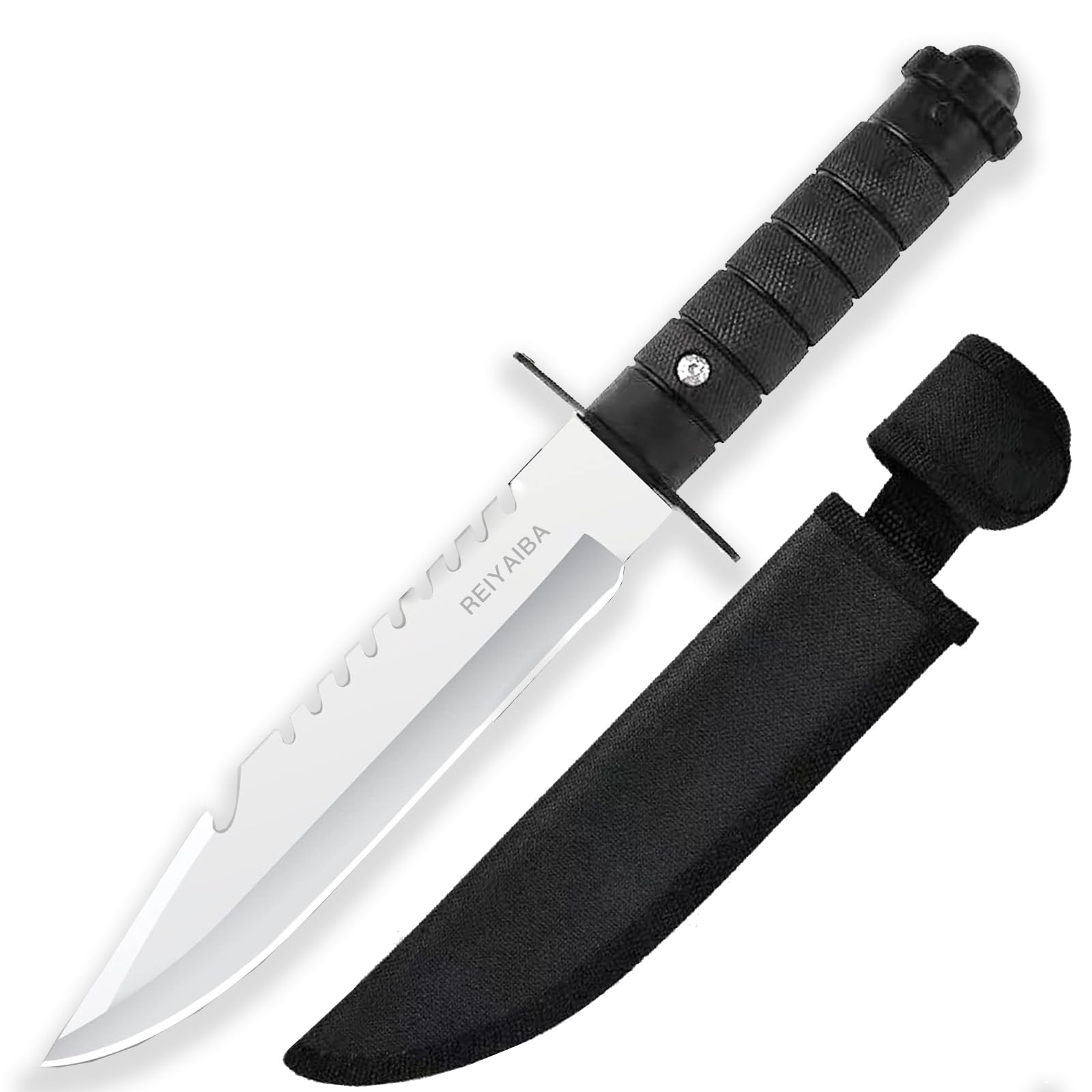 Amazon | REIYAIBA シースナイフ サバイバルナイフ 全長280mm