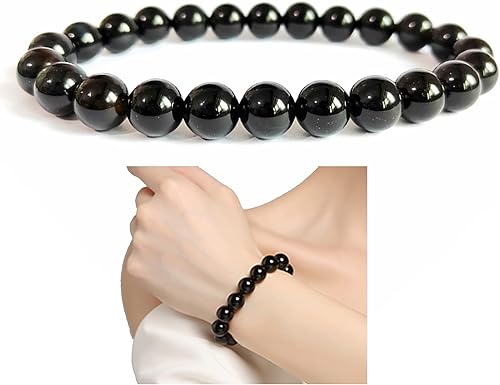 Miniatura 15 de Handmade 8mm Beaded Bracelets For Men Protection Bracelet For Women Chakra Feng Shui Stretchy Handmade Lucky Money Stretchy Crystal Bracelets Best