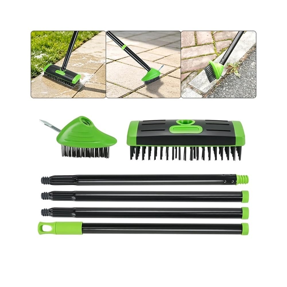 Shungong 3-in-1 Concrete Floor Moss Rust Cleaning Brush With Hardened Steel Wire