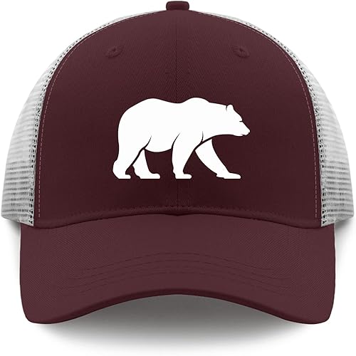 Miniatura 9 de Gorra de béisbol con diseño de oso de béisbol, sombreros vintage para papá para hombre