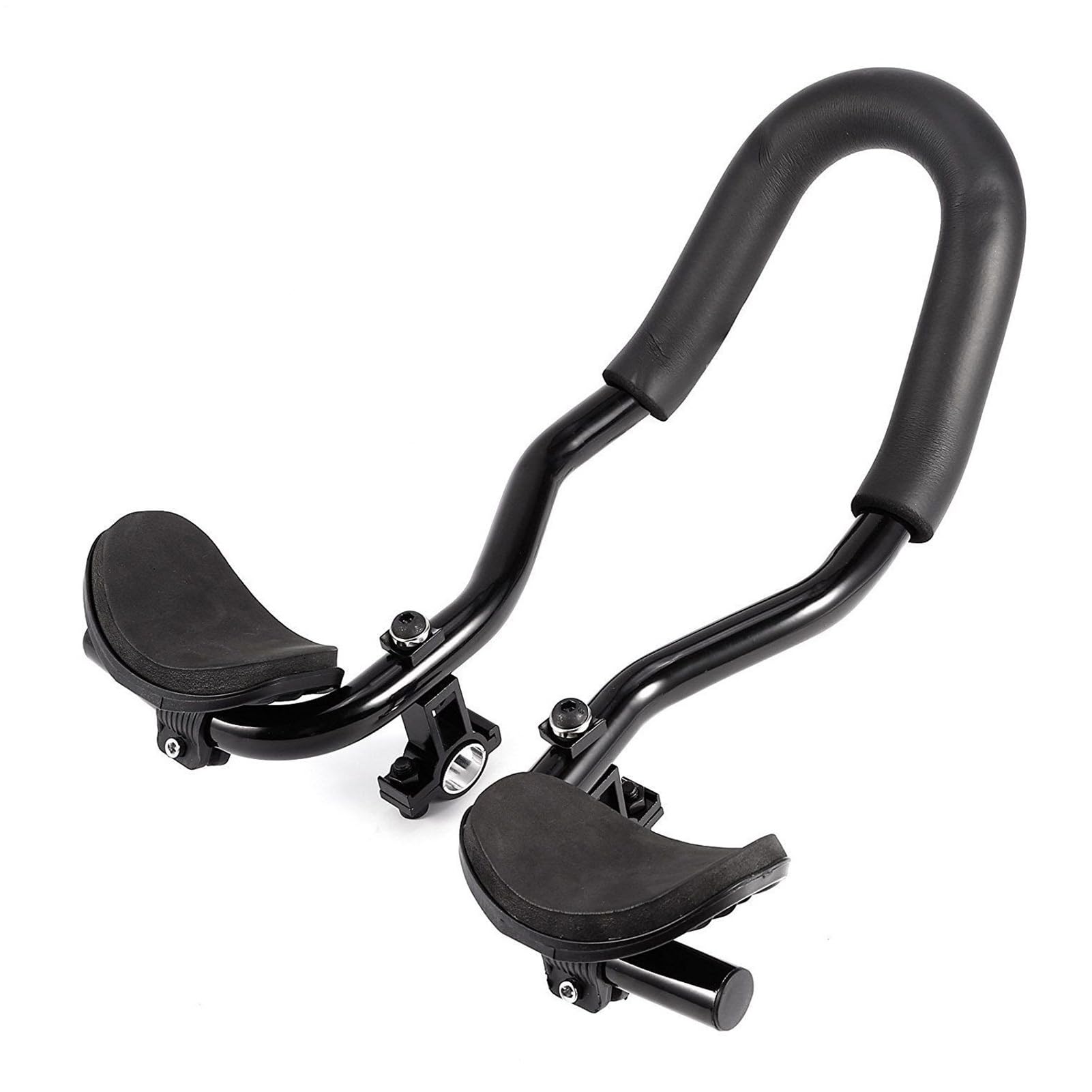Bike Aero Bar, Aluminum Aerobar Extensions for Road Bike, Lightweight Aluminum Alloy Armrest Support for Biking Racing Traveling Commuting Leisure Riding Relaxation