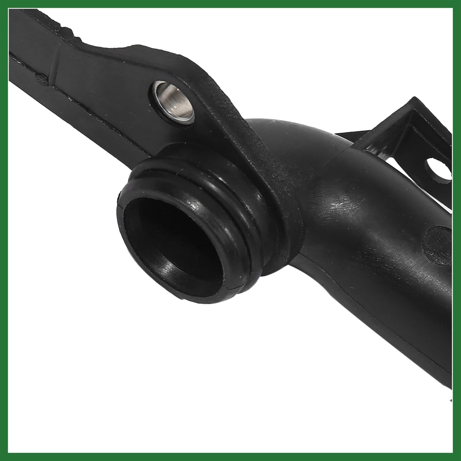 Motoforti Engine Water Coolant Pipe 2712001352 for Mercedes-Benz C230 2003 2004 2005 Plastic Black Long-lasting