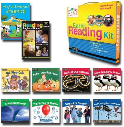Early Reading Kit | For Grade 1, Reading Level H-I | All-Inclusive Family-Friendly Reading Books for Kids | Includes Teacher/Parent Guide | Build a Solid Literacy Foundation | Newmark Learning