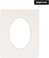 Vista 385 de CountryArtHouse Marco ovalado verde cazador de 5 x 7 pulgadas, sin ácidos, con núcleo blanco, corte biselado para fotos de 4 x 6, se adapta a marcos