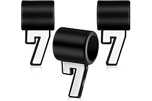 3Pcs Number 0-9 Pendant for Sports Fan Necklaces Silicone Baseball Number Necklaces...