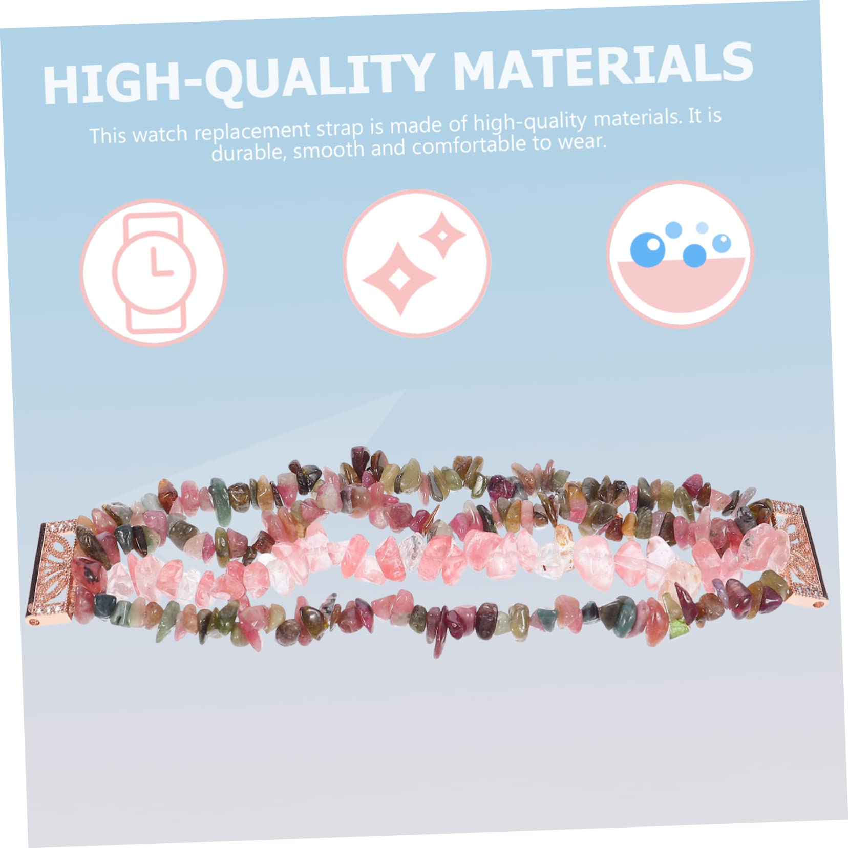 DOITOOL 2stücke Fashionables Elastisches Armband Schmuckstein Für Atemberaubendes Design Mit Perlen Komfortabel Und Für