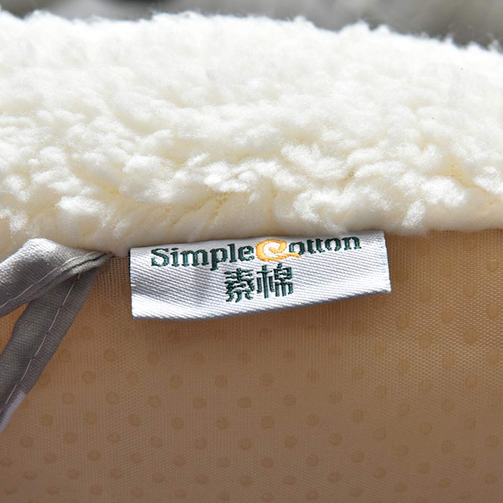 Coussin Mat Coussin Bain de Soleil pour Lounge Fauteuil Chaise Transat de Jardin Fauteuil Relax épais Outdoor Assise ，Blanc,160X50X12cm