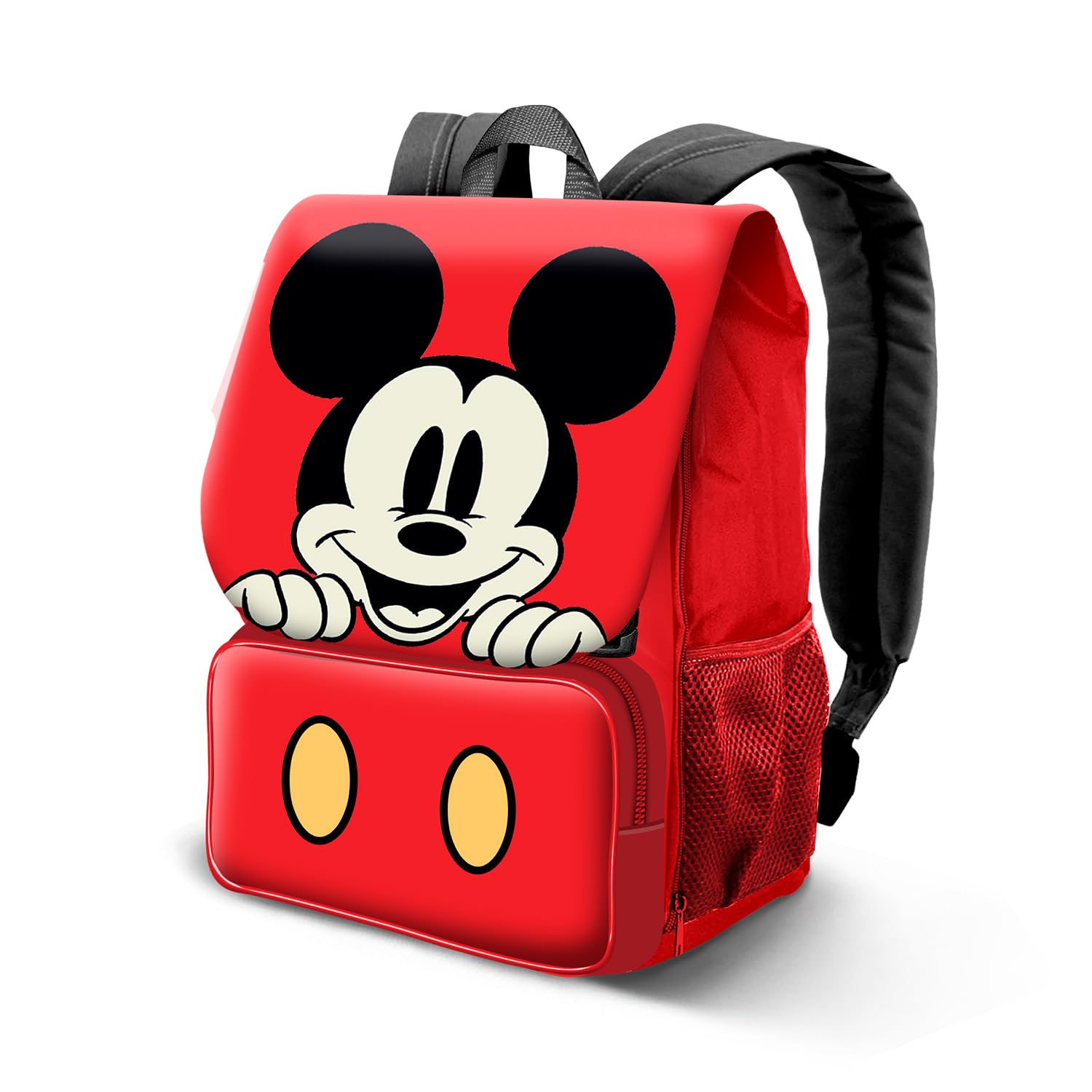 Mickey Mouse Red-EXP Expandable Backpack, Red, 30 x 45 cm, Capacity 28 L