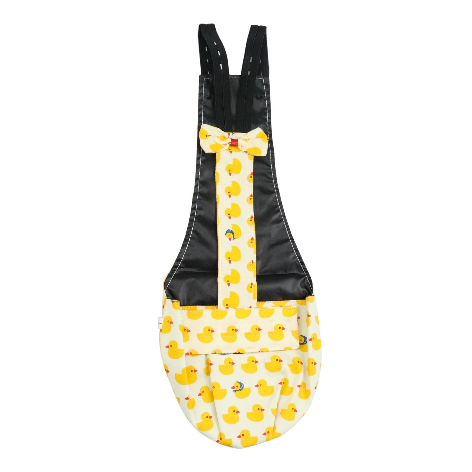 BestParts Adjustable Diaper Waterproof Reusable Diapers, Cloth Diaper Wearable Poultry for Farm Pet Goose, Pet Duck,Pet Chicken, (Yellow Duck, L(3.31-8.82pounds), 1, Count)