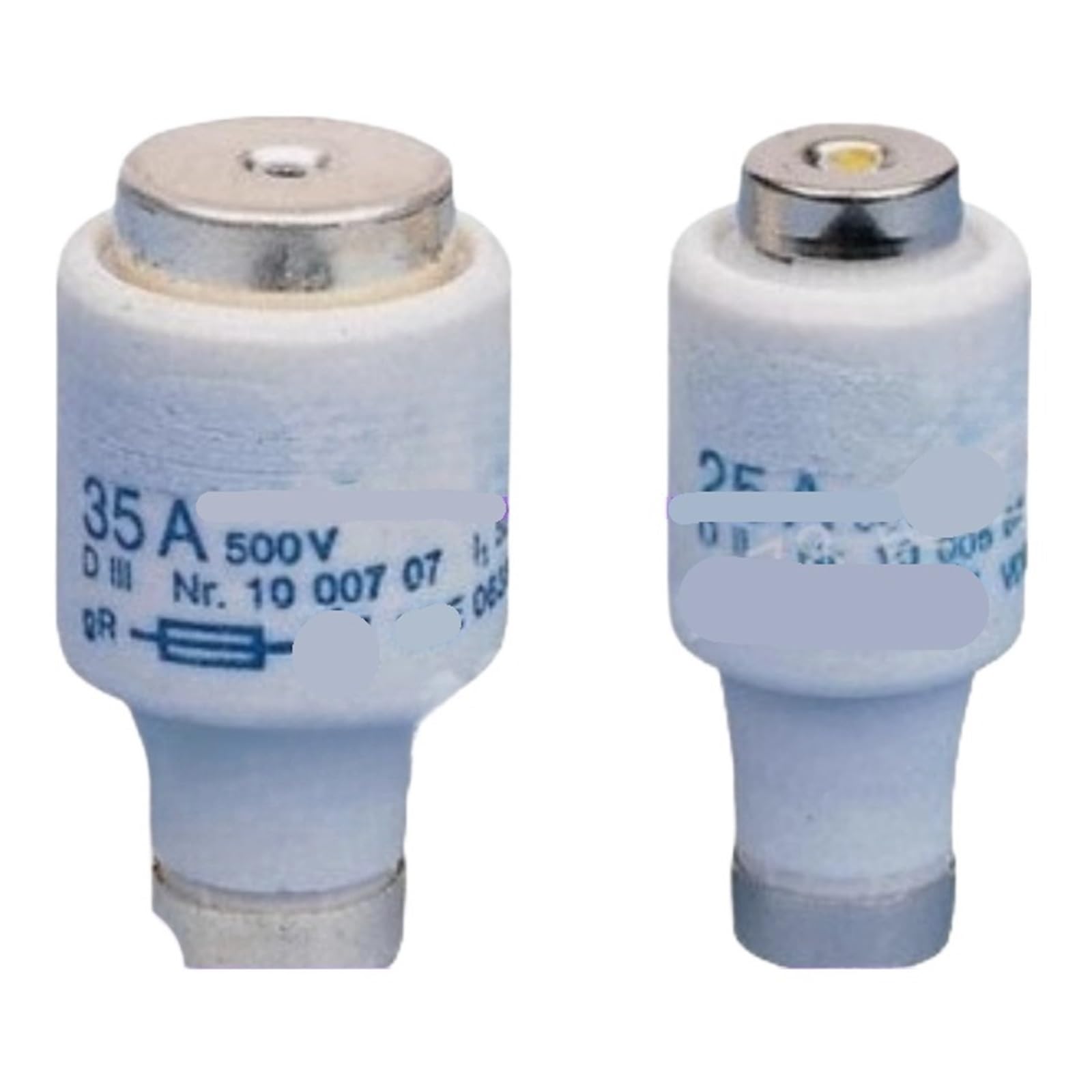 Fusible 1000507 6A cartouche de rechange pour tableau électrique et disjoncteur