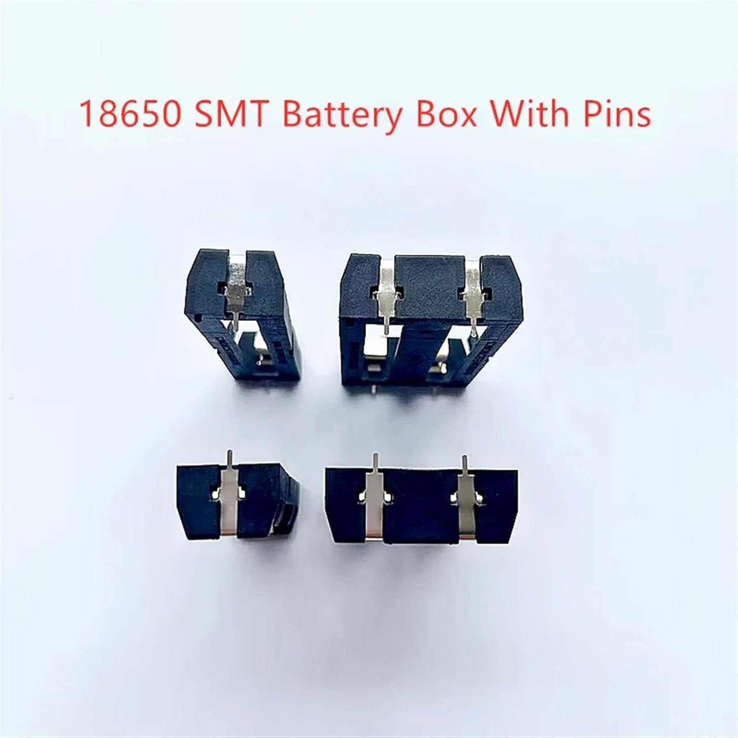 Scatola Batteria 1PCS 18650 SMT con perni Custodia per batterie 18650 18650 THM Fai da Te, 2x18650 2 Pezzi