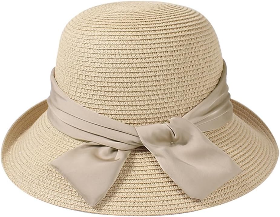 Sunshade Hat Women's Bow Rolled Edge Fisherman Foldable Beach