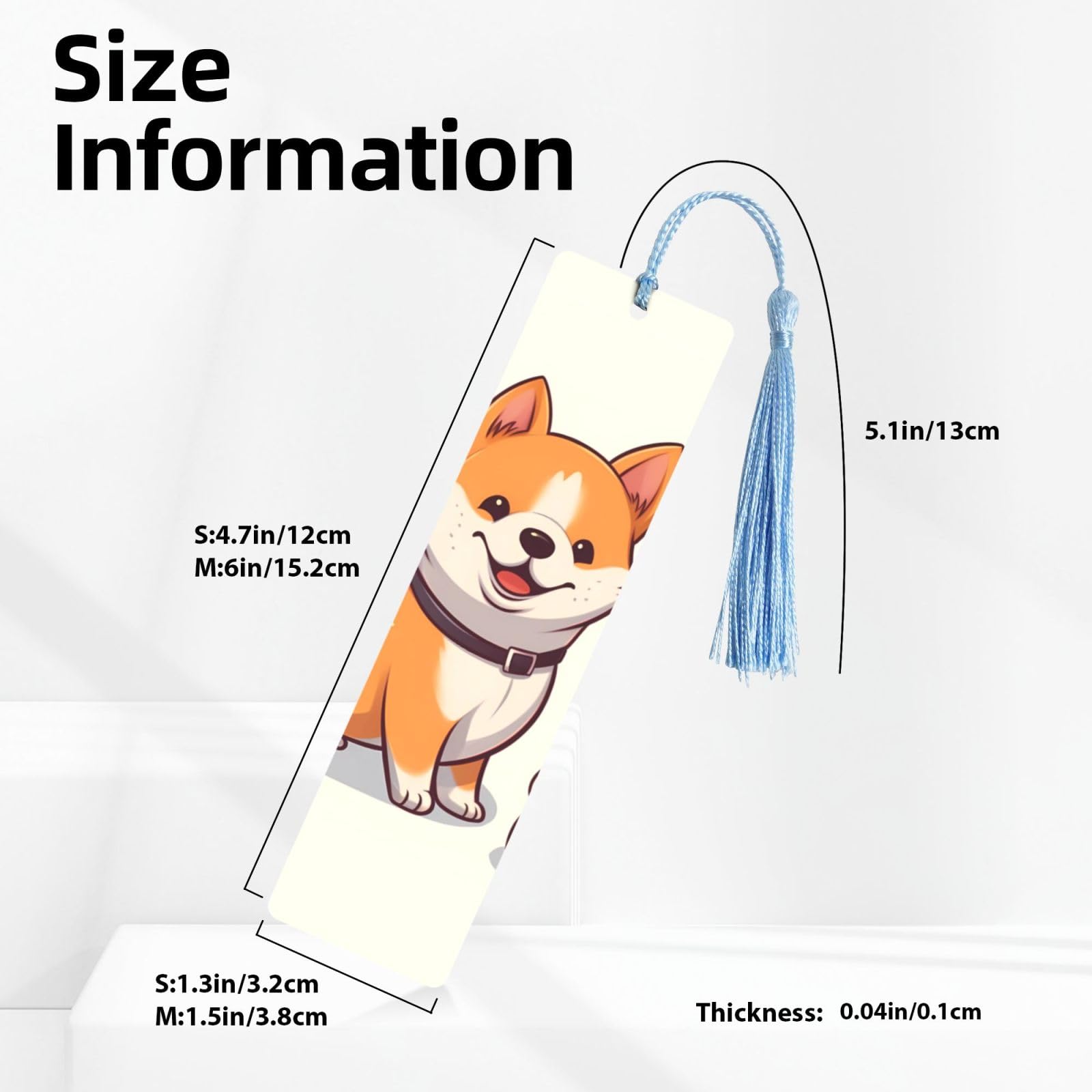 2Pcs Funny Pet Dog Paw Bookmarks, Stainless Steel Book Marks For