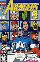 Avengers #329 "The Entire Membership Gathers to Choose a New Roster. " B006FKUVBM Book Cover