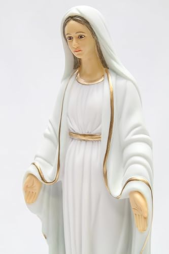 Miniatura 5 de Estatua católica de Virgen María de Gracia de 16 pulgadas, estatua católica de la colección Vittoria hecha en Italia