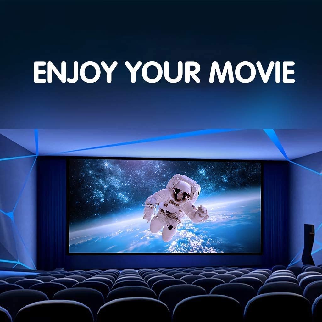 Top Rated WASJOYE 120 Inch PVC Projector Screen, 4K HD 16:9, Foldable Wrinkle-Free Portable Movies Screen (1.2 GAIN, 160°Viewing Cone,22 Hanging Holes) for Home Theater Outdoor Indoor