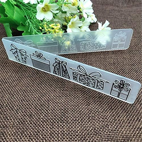 Box Honeycomb Geometric Plastic Embossing Folder for Scrapbook DIY Photo Album Card Tool Plastic Template