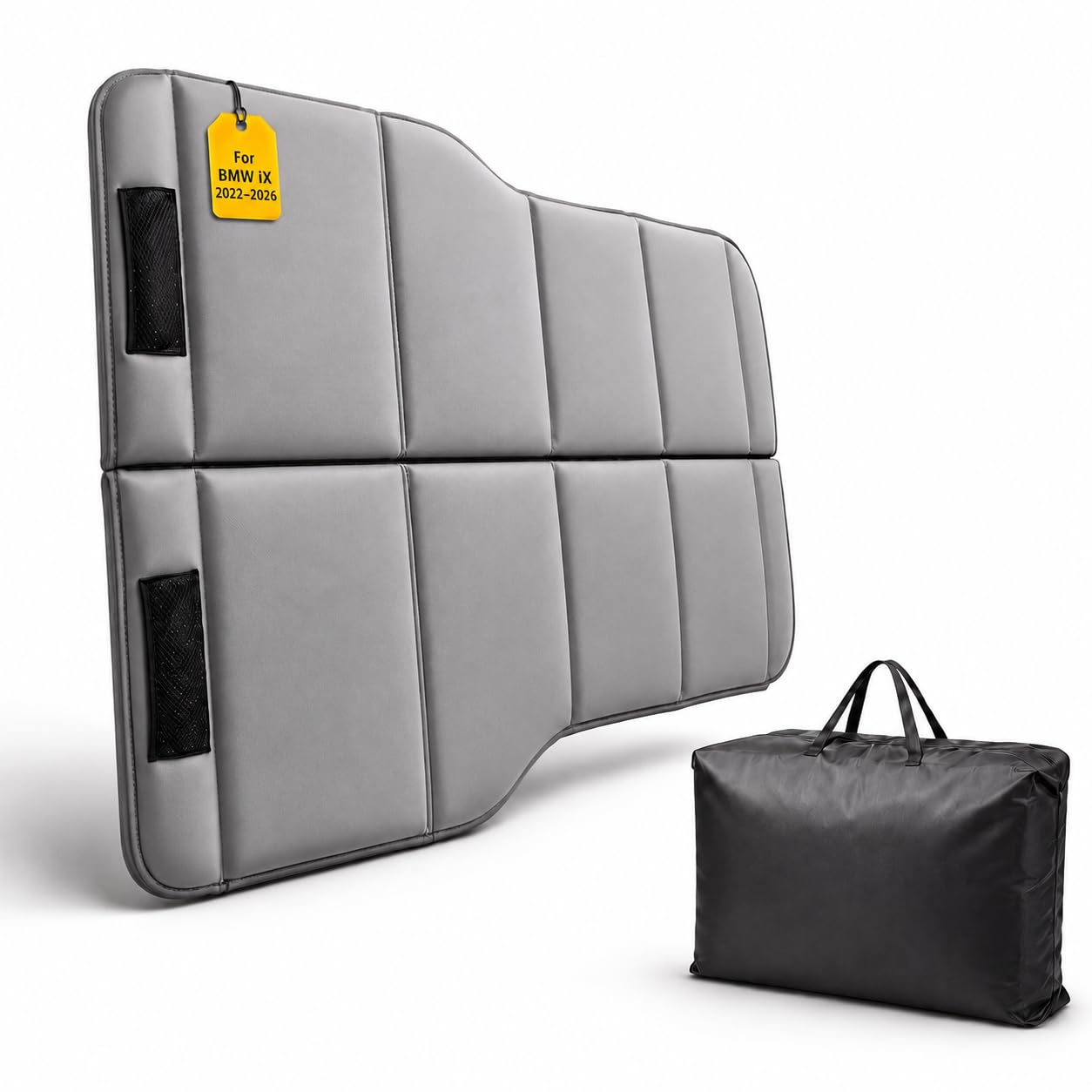 Car Mattress for 2022–2026 BMW iX, Upgraded Non-Inflatable Thickened Foam SUV Car Camping Mattress, Foldable Trunk Sleeping Pad Car Bed Mattress for Road Trips Camping Travel