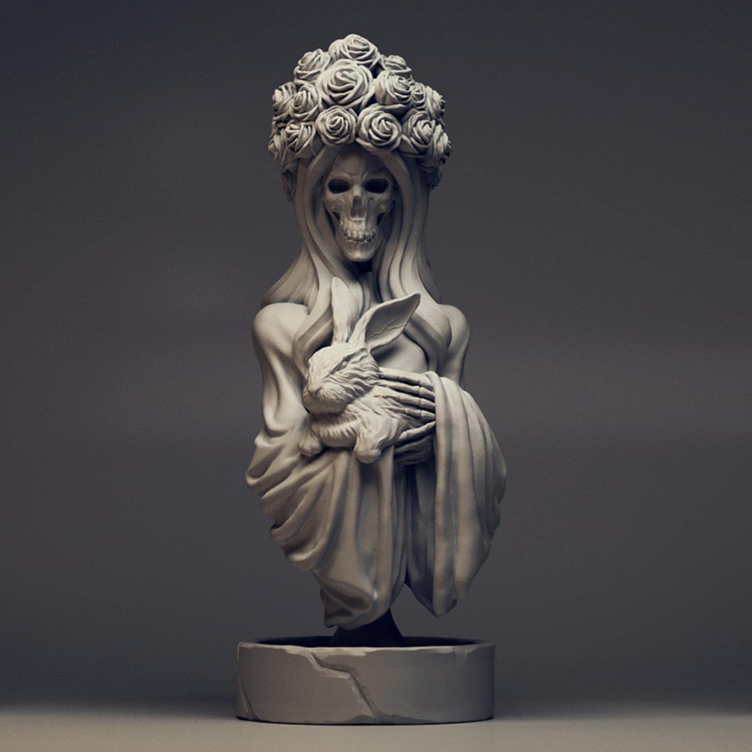 Buste de femme ancienne 1/10 figurine en résine non peinte à assembler soi-même