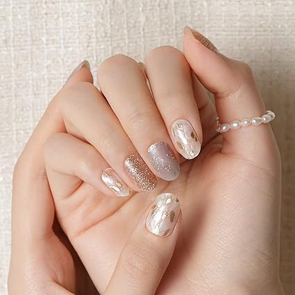 Amazon Co Jp Gelato Factory ネイルシール 指先のガーデンクォーツ 貼るだけマニキュア ジェルネイル ネイルチップ ネイルシール ビューティー