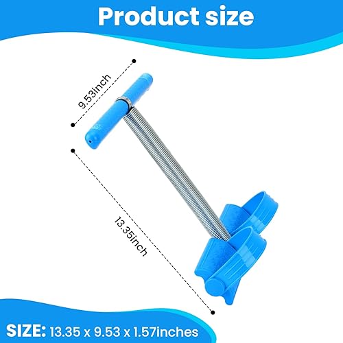 Miniatura 2 de Obtén un entrenamiento de cuerpo completo en casa con el equipo de ejercicio para sentarse y tirar de pedales, resorte único, banda de resistencia