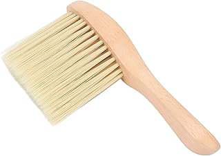 Escova de pescoço, escovas de cabelo macias escova de espanador de pescoço de barbeiro escova de corte de cabelo para mulheres homem escova de varrer cabelo acessório de barbeiro espanador de pescoço escova de limpeza de cabelo para cabeleireiro