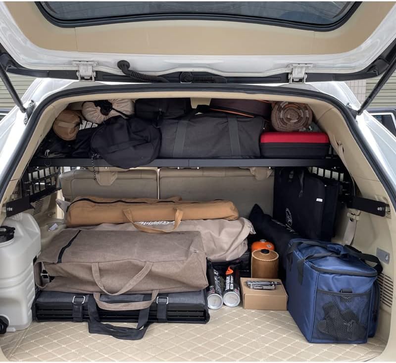 for Toyota Highlander 2015-2019 Rear Cargo Rack Shelf Luggage Storage Panel Mesh Car Accessories