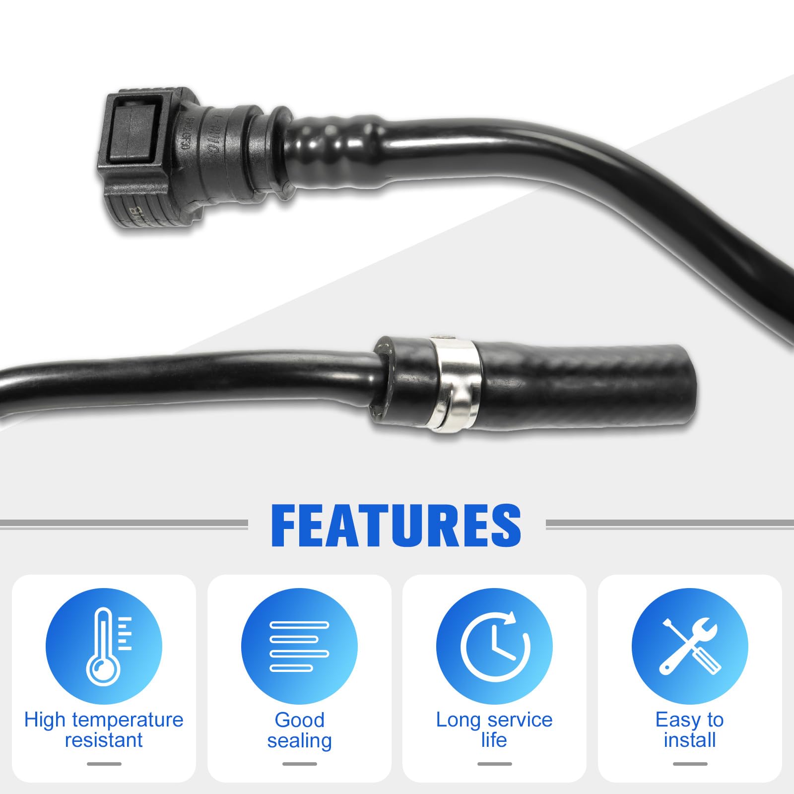 D2BZ-9C047-F Fuel Evaporative Emissions Line Hose Vent Tube For Ford - View #7