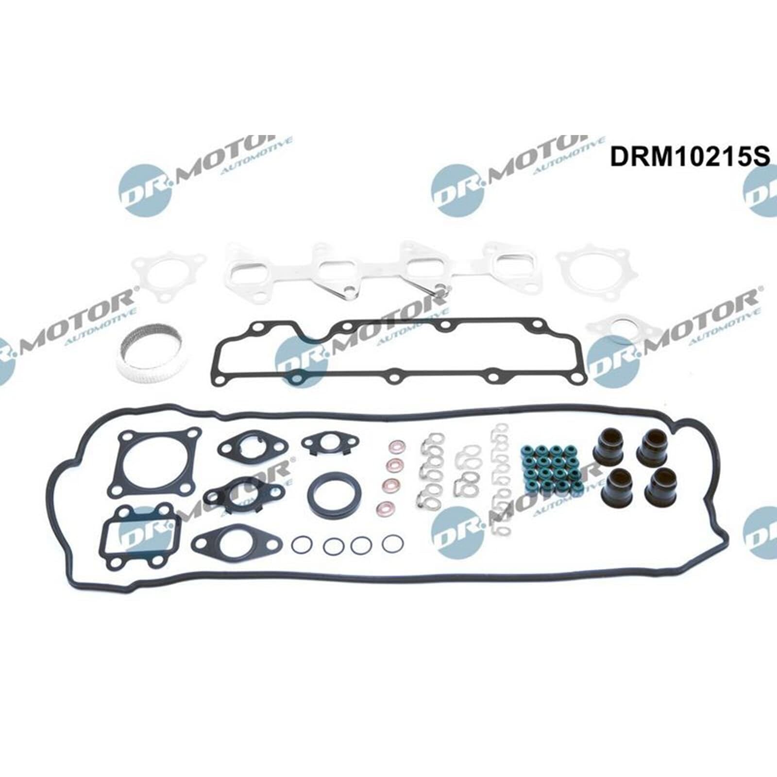 DR.MOTOR AUTOMOTIVE DRM10215S Kit guarnizioni Testata con paraolio-albero a gomiti con guarnizione tenuta stelo valvola con kit guarnizioni Copritestata senza guarnizione testata con guarnizione(i)
