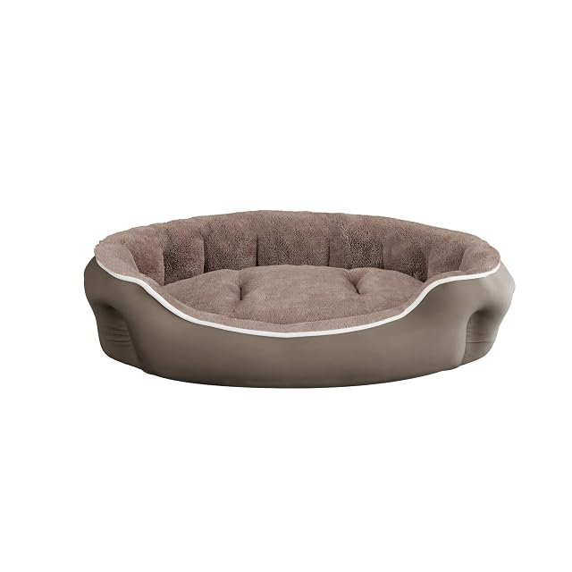 Sogni e capricci Cama para Mascotas coccole para Perros y Gatos, beige, 75x65x20cm