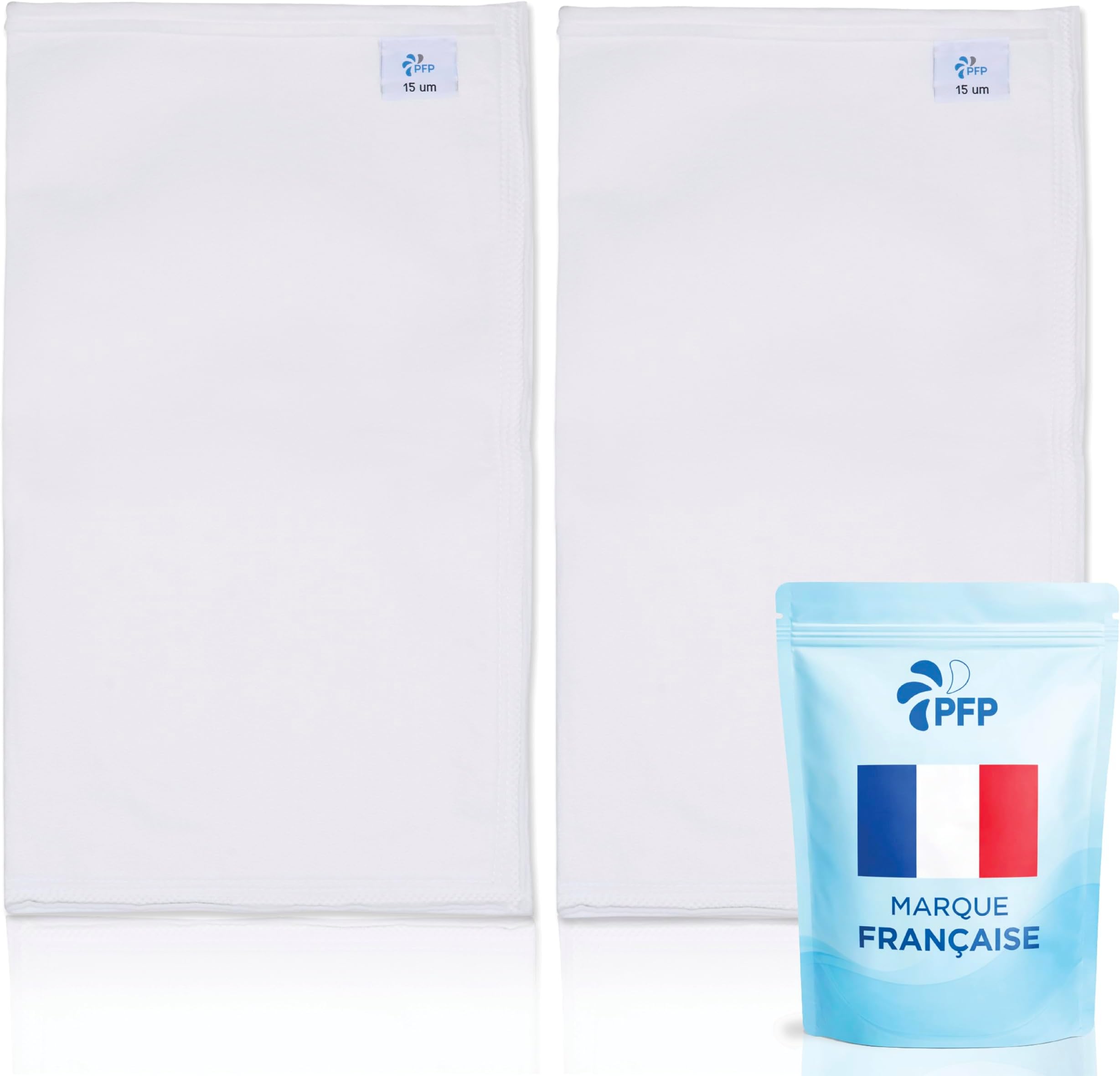 PFP Filter Bag Compatible with Desjoyaux Pools | Filter Sock | Pool Filtration Sock | Skimmer Basket Filter (Set of 2 – 15 Microns)