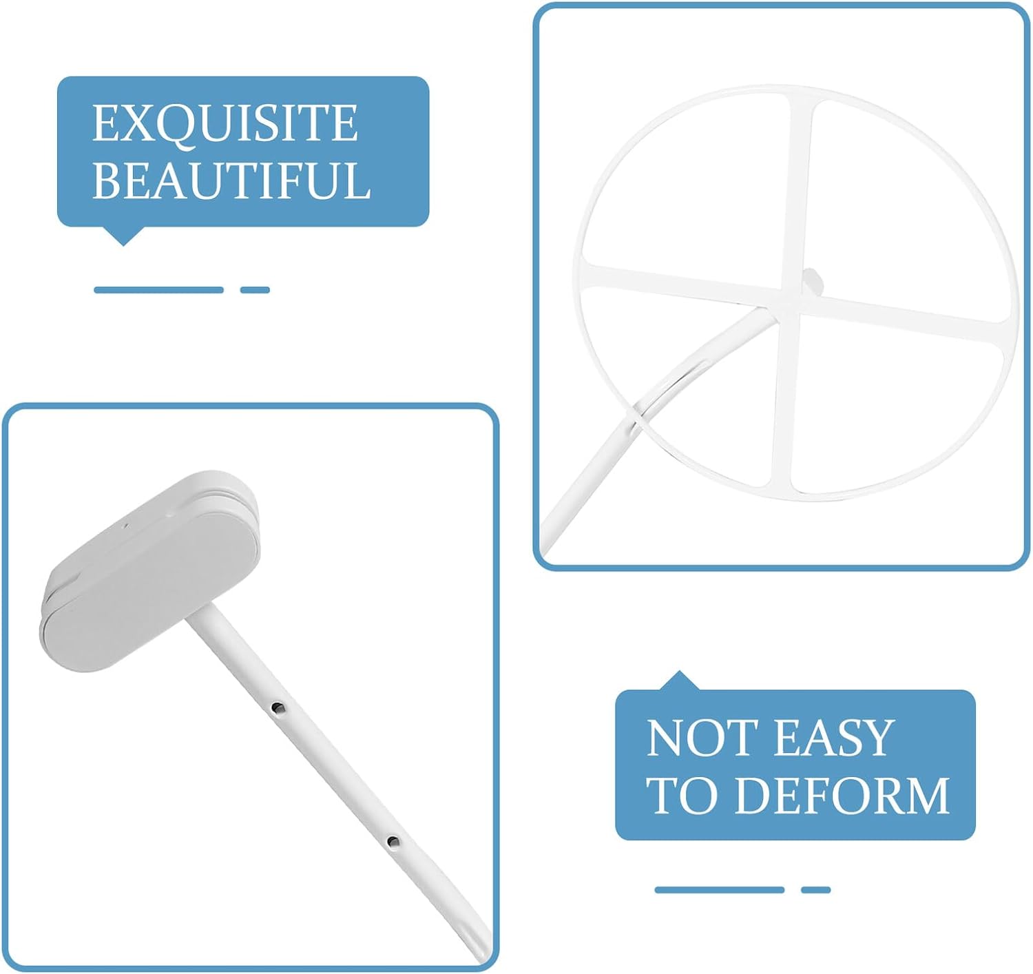 Vaguelly Bed Net Support Bracket and Crib Net Holder Support Bracket with Stable Clip Canopy Frame for Bed Nursery Protection
