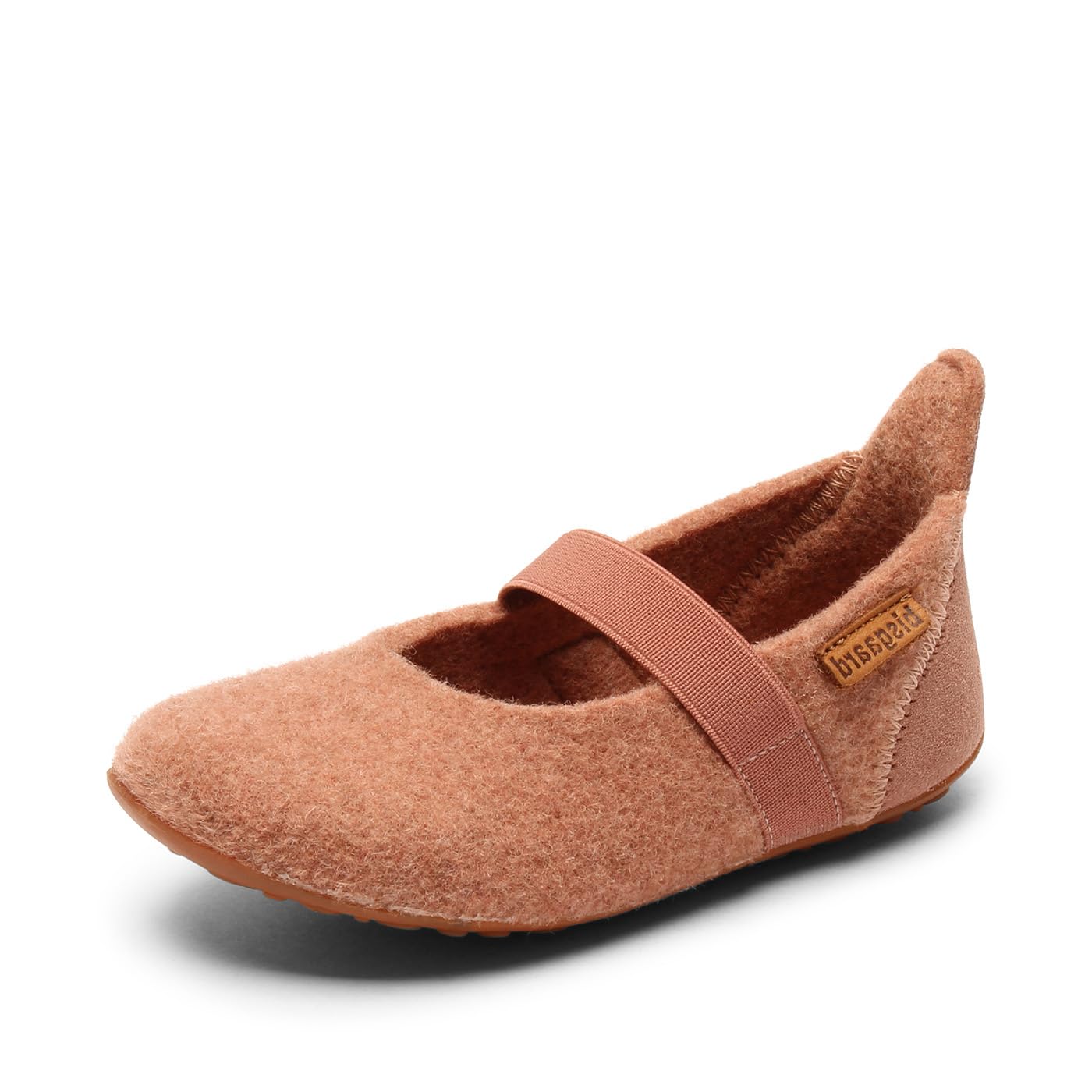 bisgaard Girl's Ballet Wool Flat, Rose, 9 UK Child Narrow