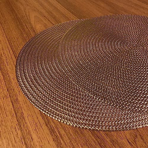 Kit Lugar Americano 4 Un - Sousplat (Dourado)