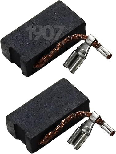 Par L42F12 - Conjunto de cepillo de carbono 22-16-0410 para enrutadores Milwaukee 5615-29, 5616-20, 5619-20, 5619-29