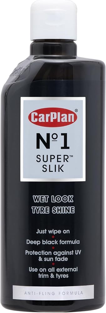 CarPlan No.1 Super Slik, Wet Look 자동차 타이어 광택, 533.6ml(21온스) — 사진 1