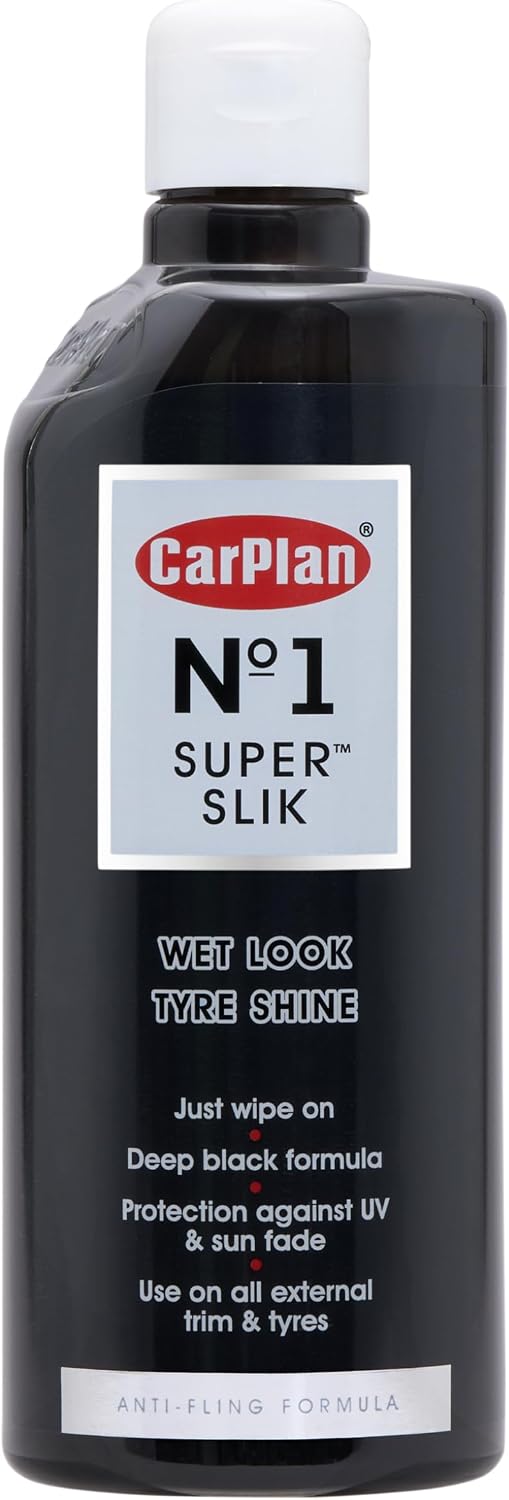 CarPlan No.1 Super Slik, Wet Look Car Tyre Shine, 21 Fl Oz