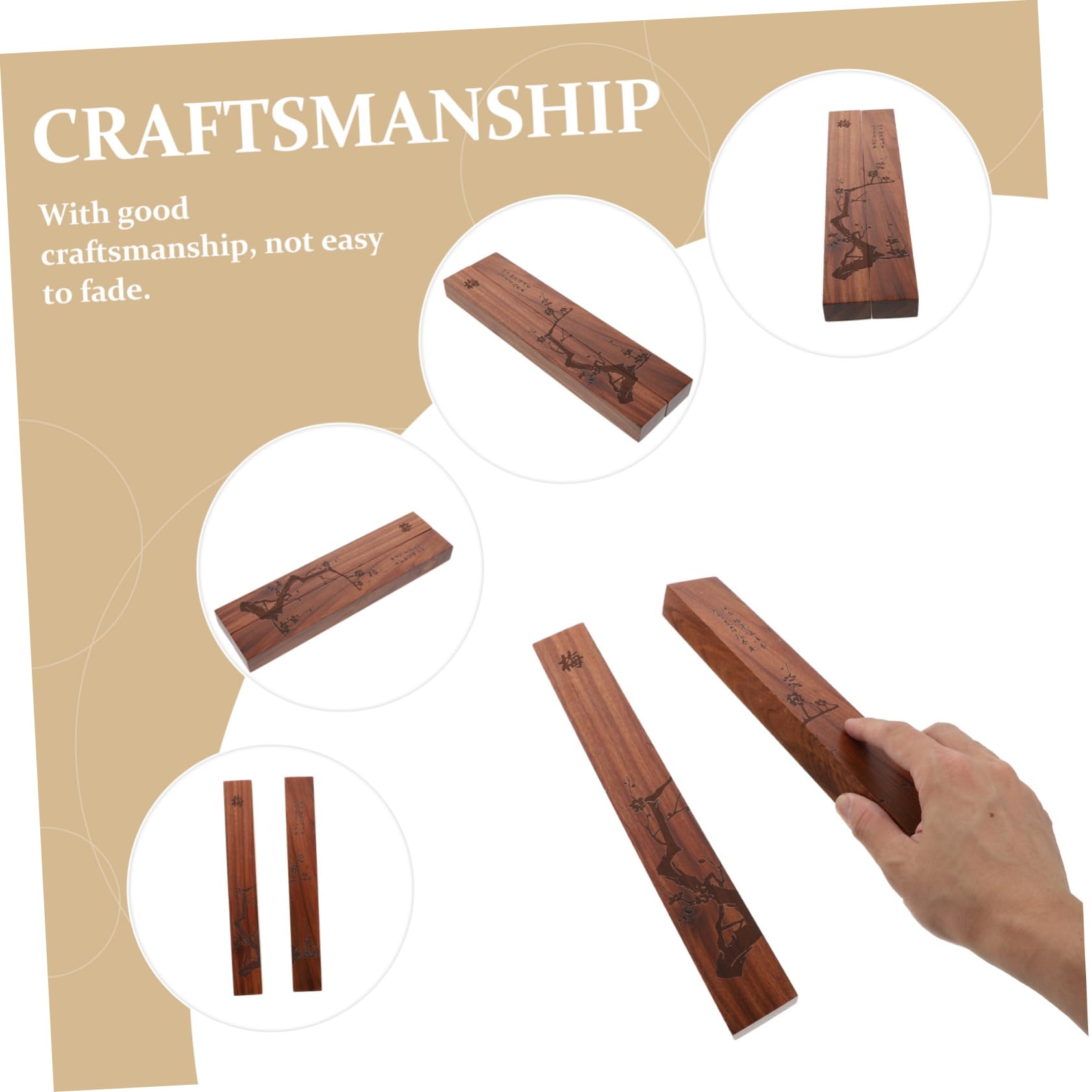 Kunst Briefbeschwerer, 2 Stück, Kalligrafie für Zuhause