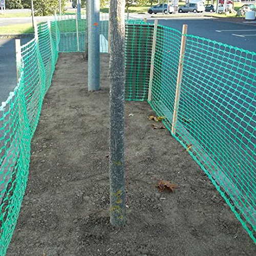 SAMEX - Grillage avertisseur - Balisage de chantier Vert - Hauteur 1 m - Longueur 50 m